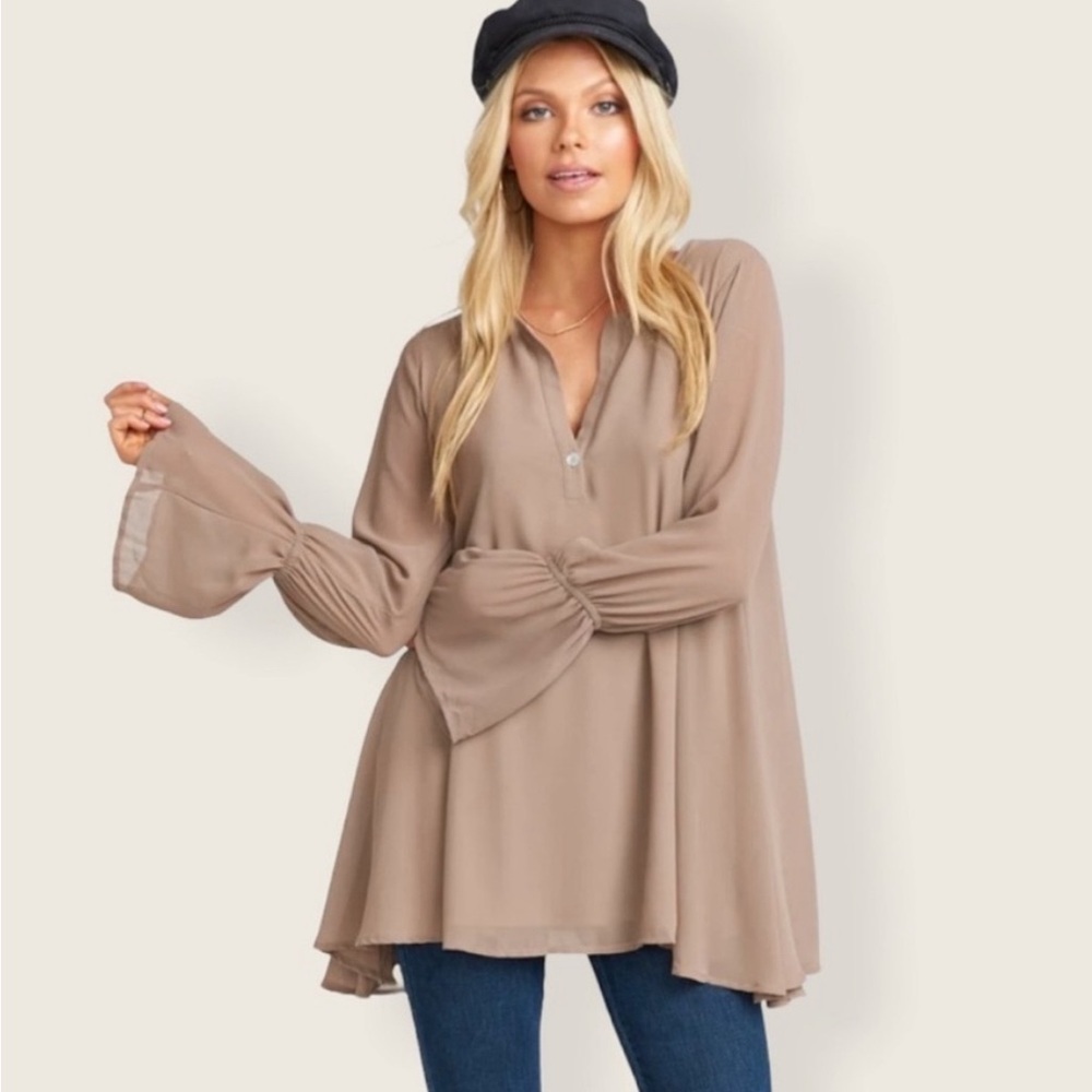Show Me Your Mumu NWT perveen pirate tunic, small